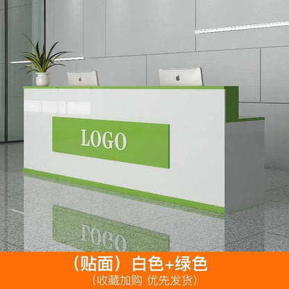 Office Design Reception Desks BeautyModern Checkout Counter Reception Desks Luxury Salon Mostrador Negocio Commercial Furniture