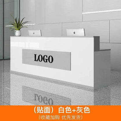 Office Design Reception Desks BeautyModern Checkout Counter Reception Desks Luxury Salon Mostrador Negocio Commercial Furniture
