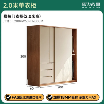 Bedroom Wooden Wardrobe Women Women Storage Organizer Luxury Wardrobe Hotel Shelves Szafa Tekstylna Na Ubrania Furnitures