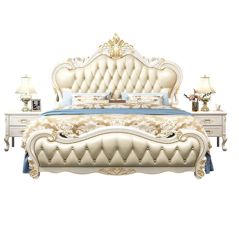 Girls Luxury Bed Bedroom Beauty Designer Unique Salon Postmodern Bed Simple Designer Princess Camas De Casal Trendy Furniture