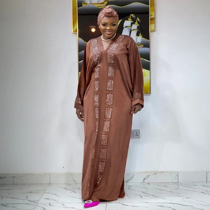 Abayas For Women Dubai African Muslim Fashion Dress Caftan Marocain Evening Party Dresses Boubou Robe Djellaba Femme 2025