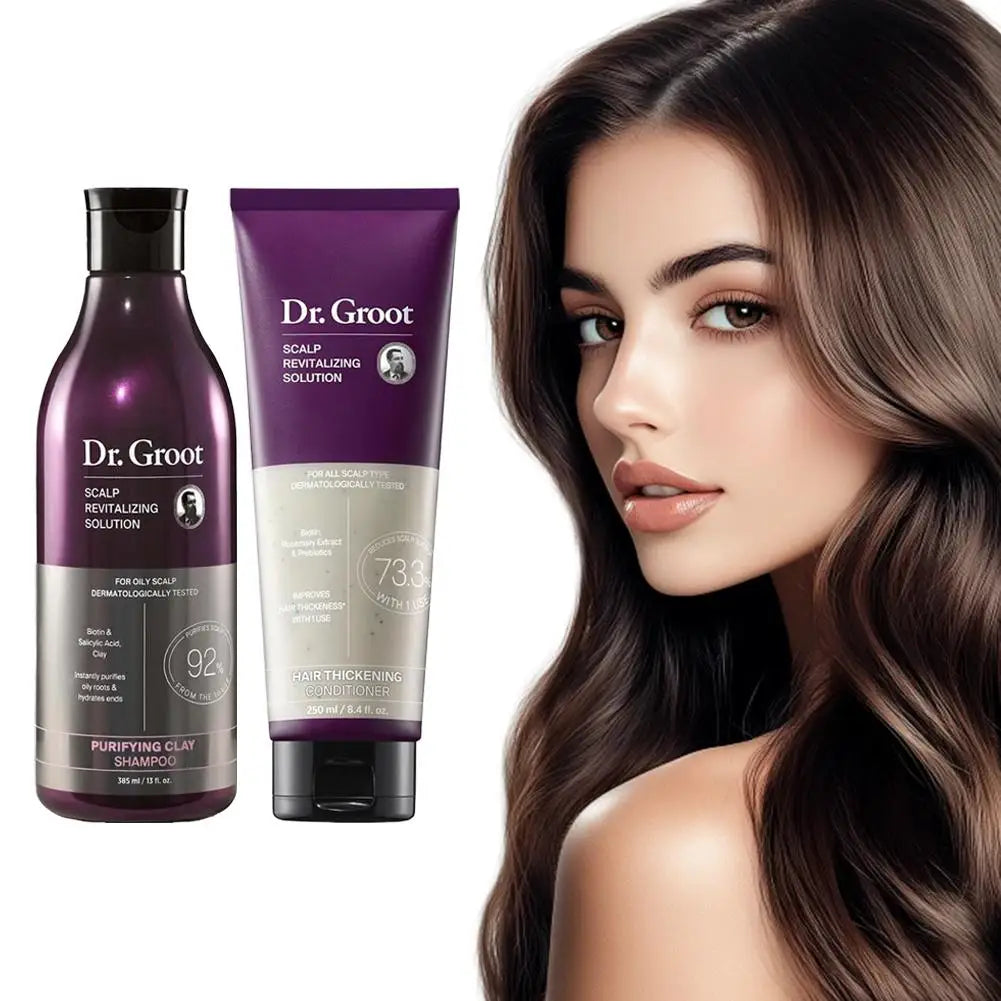 Dr.Groot Shampoo Conditioner Set Hair Loss Treatments Nourish Smoothing Thickening Scalp Hair Care Products