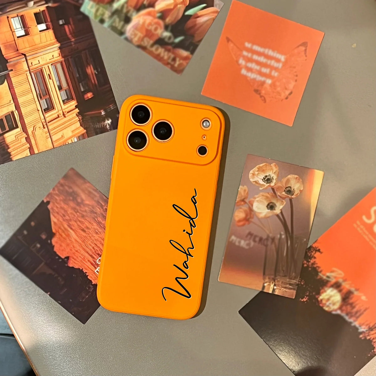 Personalized Custom Letters Name Colorful Soft Liquid Silica Gel Phone Case For iPhone 11 12 13 14 15 16 17 Pro Max 17Air Plus