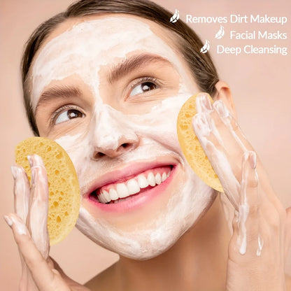 10/30pcs Compressed Facial Sponges SPA Face Cleaning Sponge Makeup Removal Exfoliating Pads for Cosmetologists Skin Massage Tool