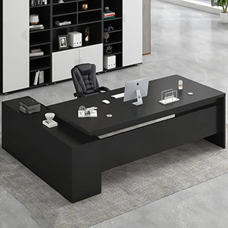 Standing Aesthetic Office Desk Design Large Organizers Modern Fashion Office Desk Interior Mesas Escritorio Room Furnitures