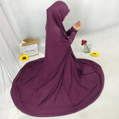 Islam Djellaba Women Hooded Dress Eid Ramadan Muslim Prayer Garment Clothes Arabic Robe Abaya Kaftan Burqa Caftan Dubai Abayas