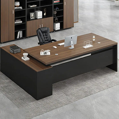Standing Aesthetic Office Desk Design Large Organizers Modern Fashion Office Desk Interior Mesas Escritorio Room Furnitures