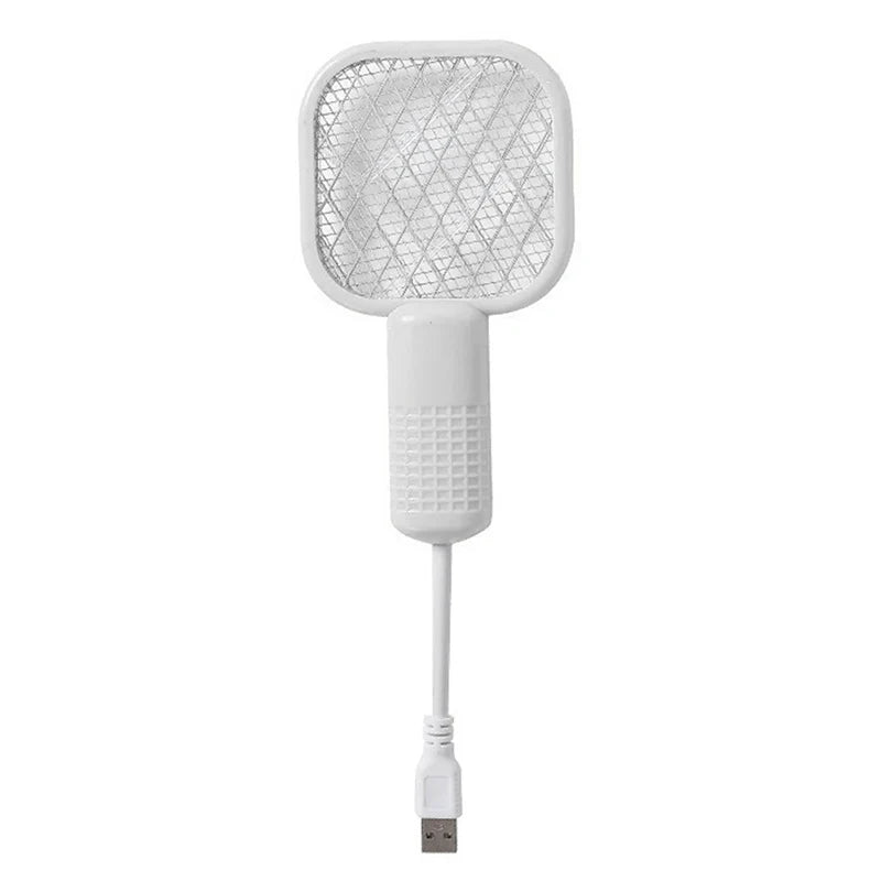 Electric Mosquito Swatter UV Light Bug Zapper Rechargeable Fly Killer Insect Racket Portable Outdoor Pest Control For Camping