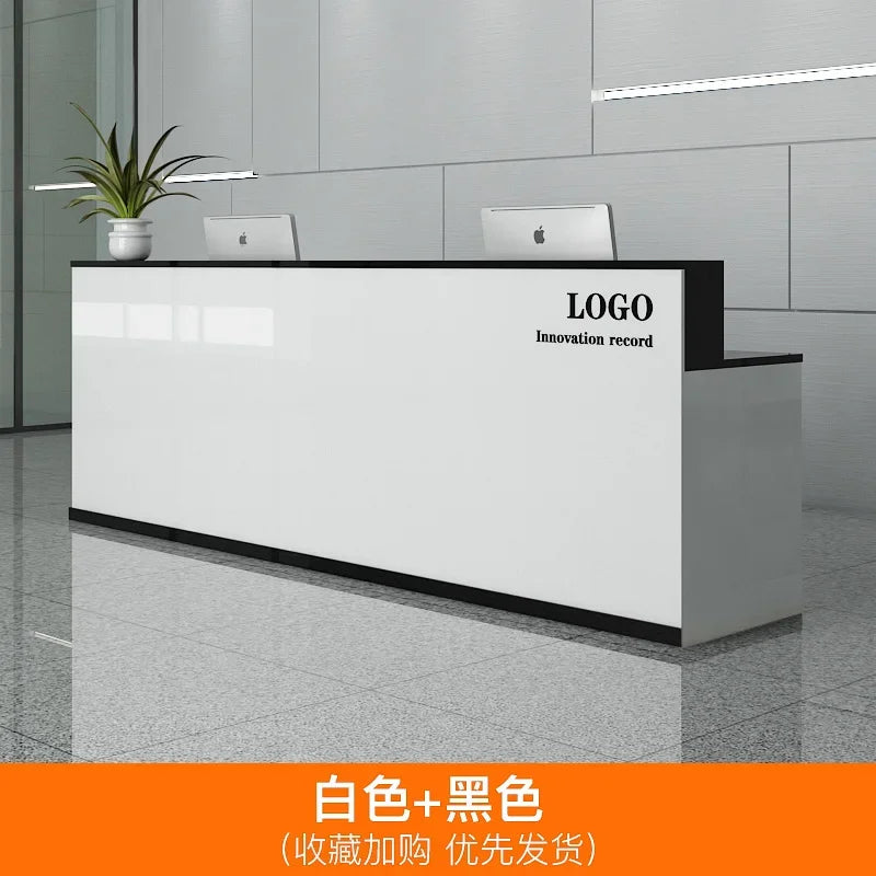 Office Design Reception Desks BeautyModern Checkout Counter Reception Desks Luxury Salon Mostrador Negocio Commercial Furniture