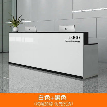 Office Design Reception Desks BeautyModern Checkout Counter Reception Desks Luxury Salon Mostrador Negocio Commercial Furniture