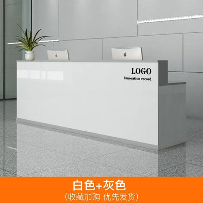 Office Design Reception Desks BeautyModern Checkout Counter Reception Desks Luxury Salon Mostrador Negocio Commercial Furniture