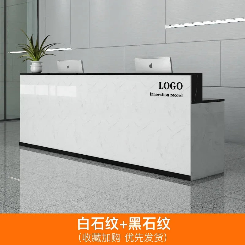 Office Design Reception Desks BeautyModern Checkout Counter Reception Desks Luxury Salon Mostrador Negocio Commercial Furniture