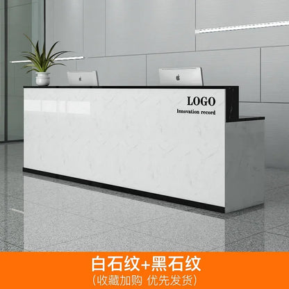 Office Design Reception Desks BeautyModern Checkout Counter Reception Desks Luxury Salon Mostrador Negocio Commercial Furniture