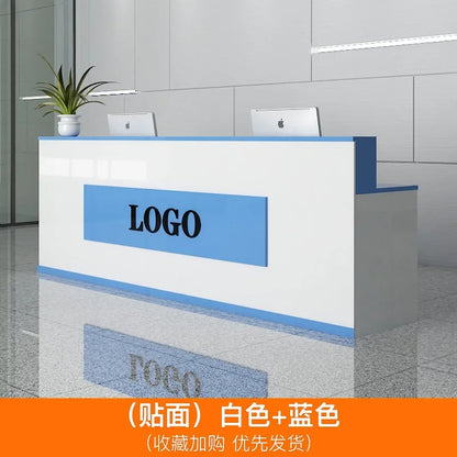 Office Design Reception Desks BeautyModern Checkout Counter Reception Desks Luxury Salon Mostrador Negocio Commercial Furniture