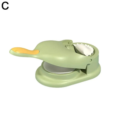 2 In1 Dumpling Maker DIY Kit Wrapper Presser Manual Labor-Saving Ravioli Empanadas Dough Skin Molder Machine Dumpling Maker