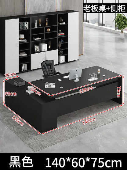Standing Aesthetic Office Desk Design Large Organizers Modern Fashion Office Desk Interior Mesas Escritorio Room Furnitures