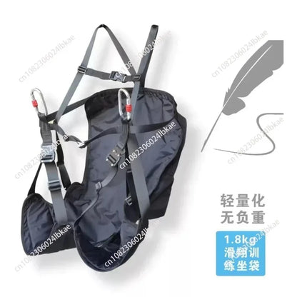 Glider Paraglider Training Seat for Glider Trainer on The Ground  Ultra Light Anti-Reversing Storage Backpack