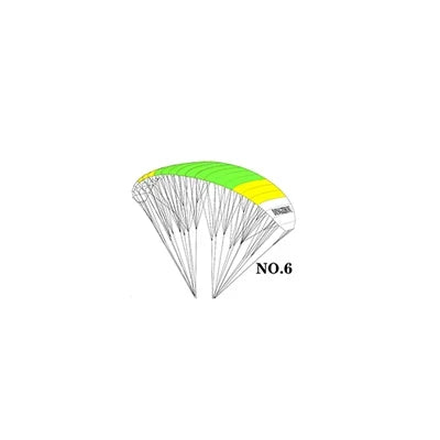 1PCS RC Electric Remote Control Paraglider Head 1.5 meters Wingspan Parachute Cloth for Indoor Outdoor Power Flying Paragliding