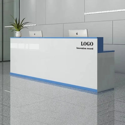 Office Design Reception Desks BeautyModern Checkout Counter Reception Desks Luxury Salon Mostrador Negocio Commercial Furniture