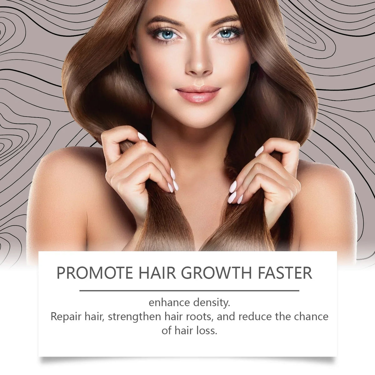 Hair Care Essential Oils Moisturize and Repair Dry and Frizzy Hair, Leaving It Shiny, Smooth, and Nourishing The Scalp