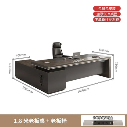 Wooden Lshaped Office Desk Modern Computer Standing Organizers Office Desk Space Saving Escritorio Oficina Postmodern Furniture