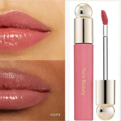 Rare Beauty Blush Lip Gloss Brightens The Complexion Is Silky And Beautiful And Enhances Contours Girl Women Makeup With Box