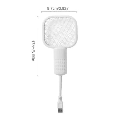 Electric Mosquito Swatter UV Light Bug Zapper Rechargeable Fly Killer Insect Racket Portable Outdoor Pest Control For Camping