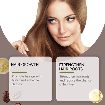 Hair Care Essential Oils Moisturize and Repair Dry and Frizzy Hair, Leaving It Shiny, Smooth, and Nourishing The Scalp