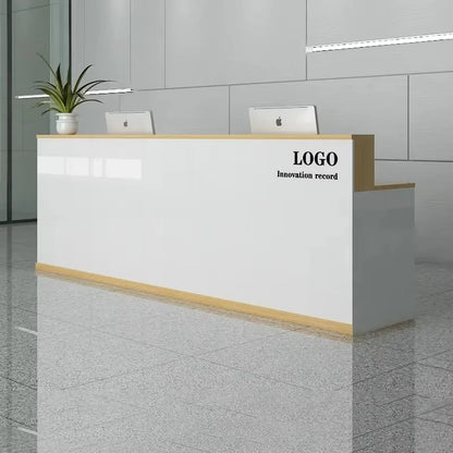 Office Design Reception Desks BeautyModern Checkout Counter Reception Desks Luxury Salon Mostrador Negocio Commercial Furniture