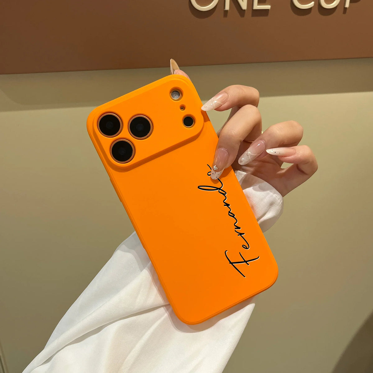 Personalized Custom Letters Name Colorful Soft Liquid Silica Gel Phone Case For iPhone 11 12 13 14 15 16 17 Pro Max 17Air Plus