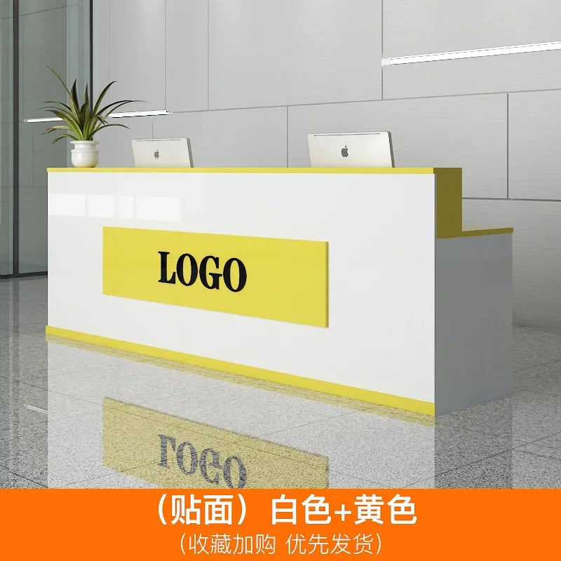 Office Design Reception Desks BeautyModern Checkout Counter Reception Desks Luxury Salon Mostrador Negocio Commercial Furniture