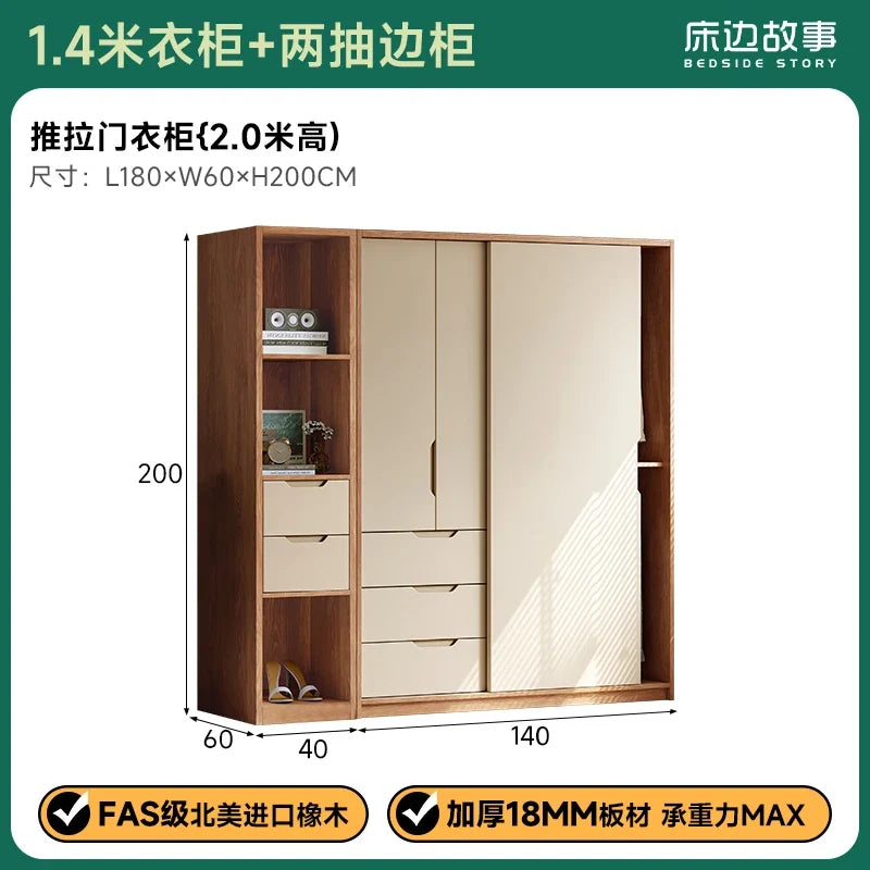Bedroom Wooden Wardrobe Women Women Storage Organizer Luxury Wardrobe Hotel Shelves Szafa Tekstylna Na Ubrania Furnitures
