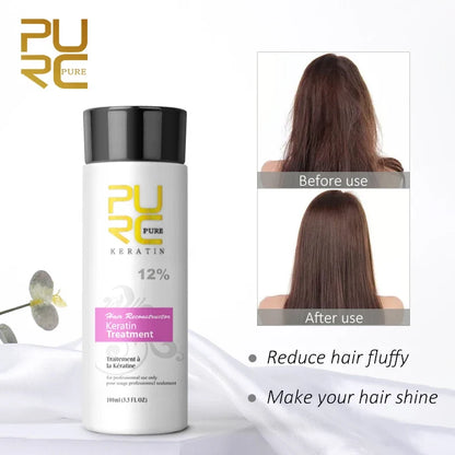 PURC Smoothing Shampoo Conditioner Professional Keratin Hair Treatment Nourishes Dry Repair Damaged Moisturizing Hair Care