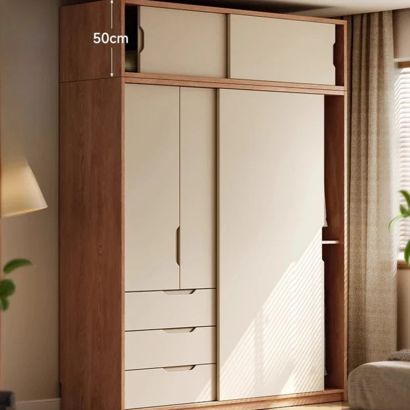 Bedroom Wooden Wardrobe Women Women Storage Organizer Luxury Wardrobe Hotel Shelves Szafa Tekstylna Na Ubrania Furnitures
