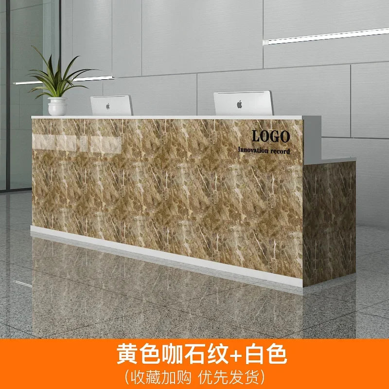 Office Design Reception Desks BeautyModern Checkout Counter Reception Desks Luxury Salon Mostrador Negocio Commercial Furniture
