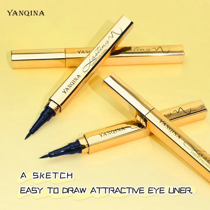 Quick-dry Eyeliner Pencil Makeup Long Lasting Smooth Matte Eye Liner Waterproof Anti Smudge Liquid Eyeliner Pen Eyes Cosmetics