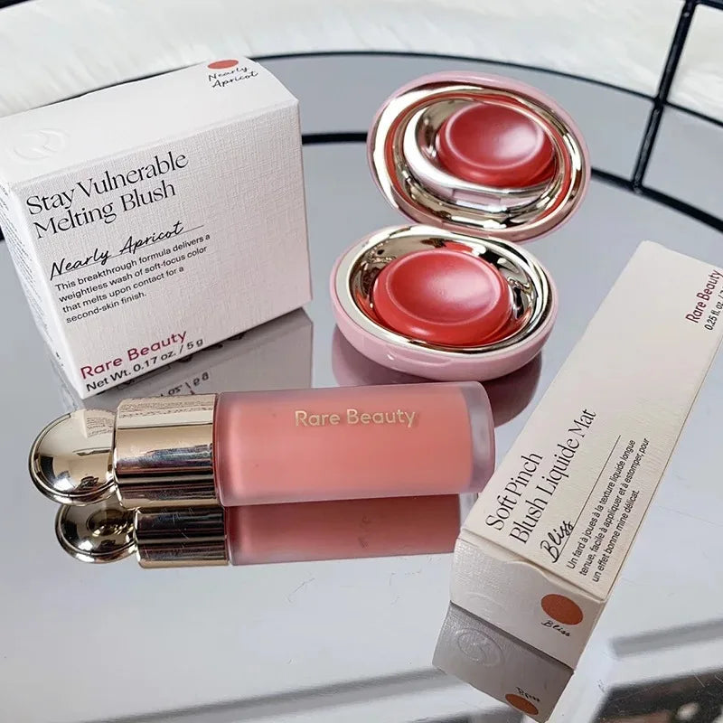 Rare Beauty Blush Lip Gloss Brightens The Complexion Is Silky And Beautiful And Enhances Contours Girl Women Makeup With Box