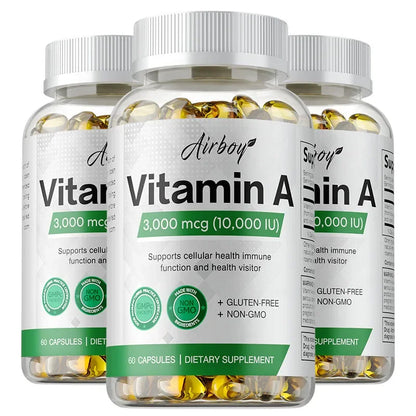 Vitamin A - Immune System & Reproductive Function, Supports Healthy Skin & Eyes, Antioxidant Activity
