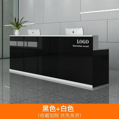 Office Design Reception Desks BeautyModern Checkout Counter Reception Desks Luxury Salon Mostrador Negocio Commercial Furniture