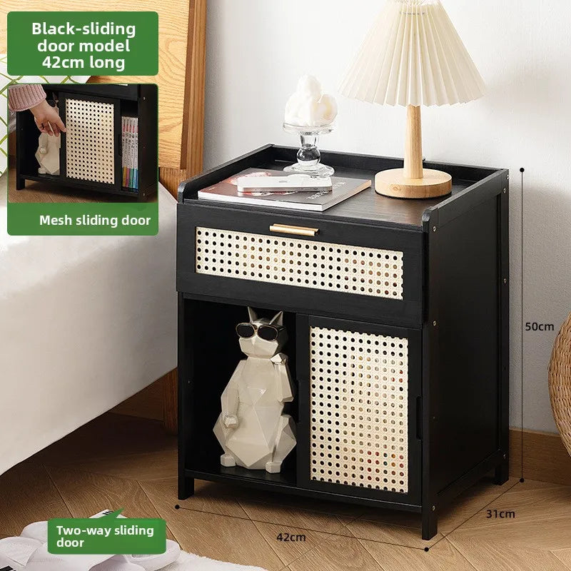 Bedroom bedside table, family living room drawer style storage cabinet, snack storage cabinet, storage box, sofa side table