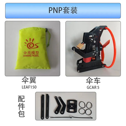 Wingspan 1.5M Electric RC Paraglider PNP Kit with 30A ESC/ES 08MA Servo/RS2204 Motor Power Paragliding for Outdoor Flying