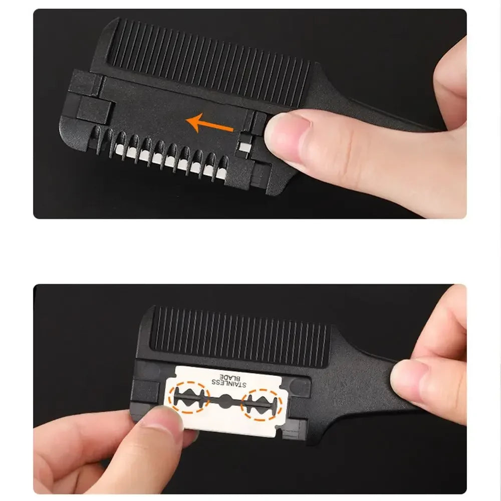 Hair cutting hair salon hair tools hair cutting comb hair cutting comb，Special for real hair wigs