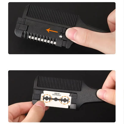 Hair cutting hair salon hair tools hair cutting comb hair cutting comb，Special for real hair wigs