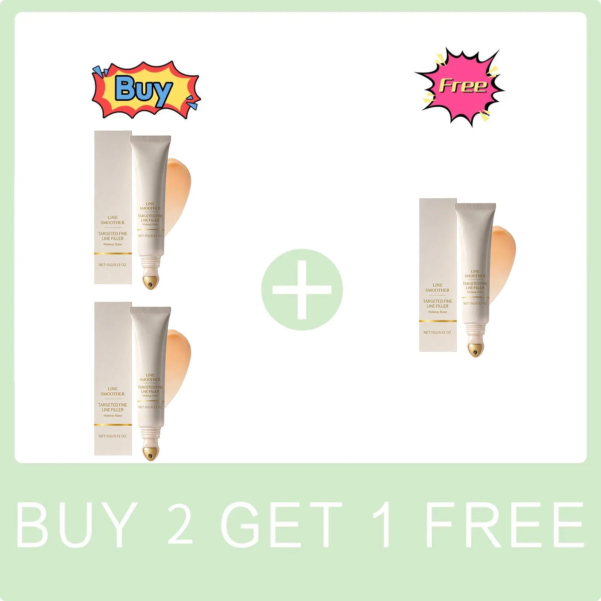 Line Smoother Hydrating Primer for Makeup Even Tone Lightweight & Non-sticky Invisible Pores Antioxidant Makeup Base Moisturizer