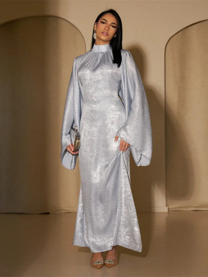 Fashion Satin Abaya Dubai Luxury 2024 Muslim Kaftan Dress Abayas For Women Kebaya Caftan Marocain Robe Femme Musulmane Vestidos