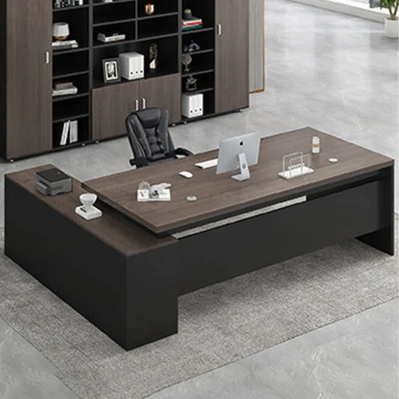 Standing Aesthetic Office Desk Design Large Organizers Modern Fashion Office Desk Interior Mesas Escritorio Room Furnitures