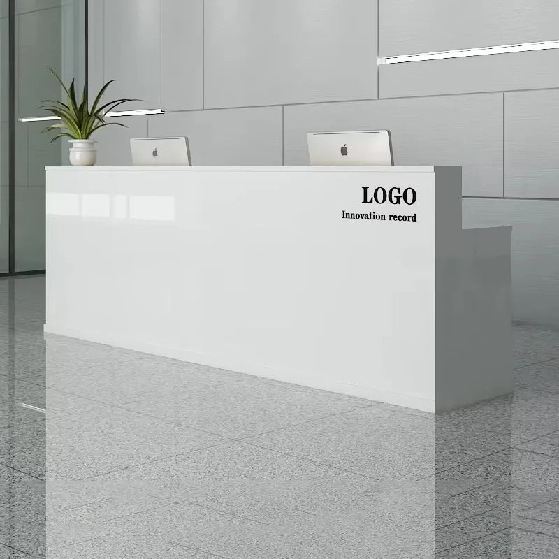 Office Design Reception Desks BeautyModern Checkout Counter Reception Desks Luxury Salon Mostrador Negocio Commercial Furniture