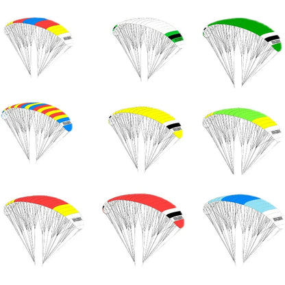 1PCS RC Electric Remote Control Paraglider Head 1.5 meters Wingspan Parachute Cloth for Indoor Outdoor Power Flying Paragliding