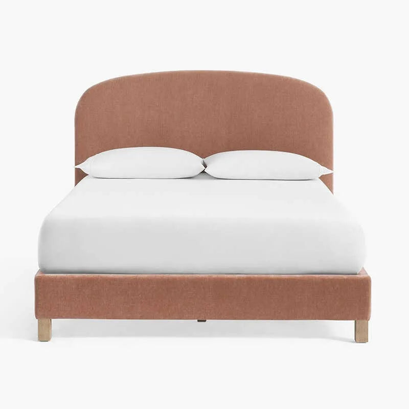 Bedroom Minimalist Beds Luxury Fancy Queen Size Frame Bed Nightstands Upholstered Letto Matrimoniale Furniture Accessories