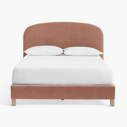 Bedroom Minimalist Beds Luxury Fancy Queen Size Frame Bed Nightstands Upholstered Letto Matrimoniale Furniture Accessories